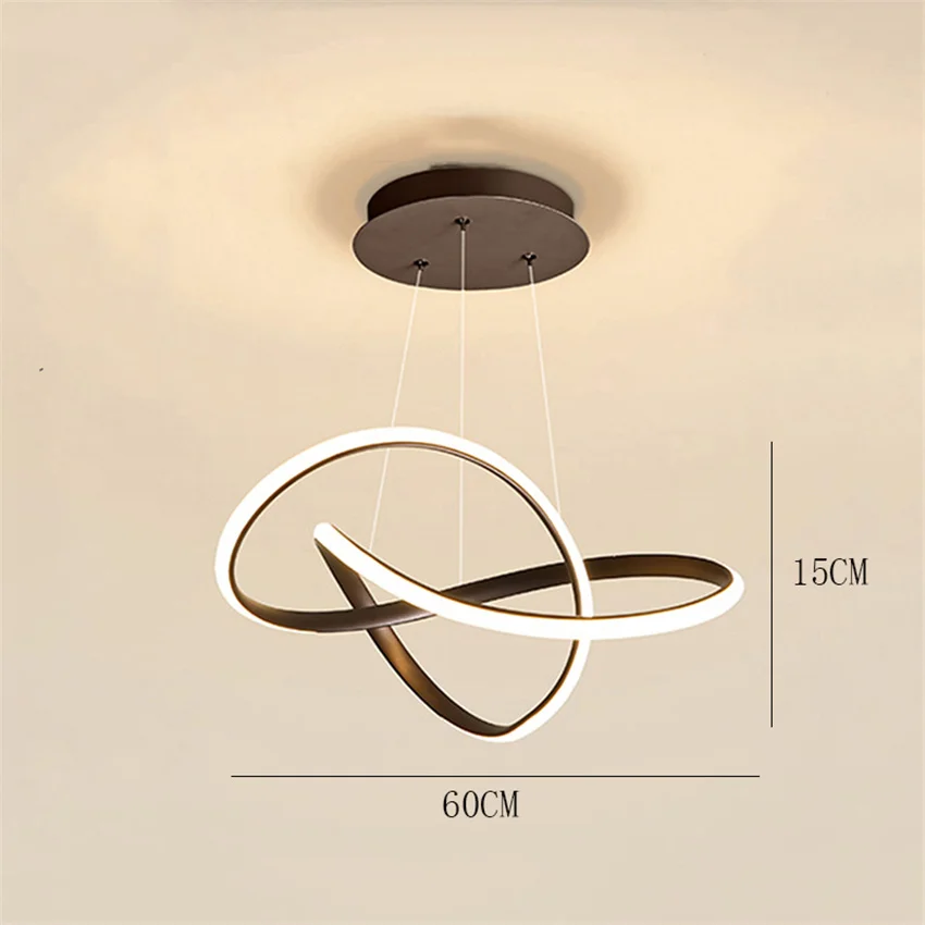 lustre moderne design pour salon restaurant ou chambre - Image 9