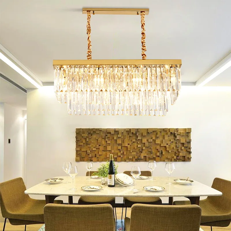 lustre moderne double couches en led pour décoration élégante - Image 2