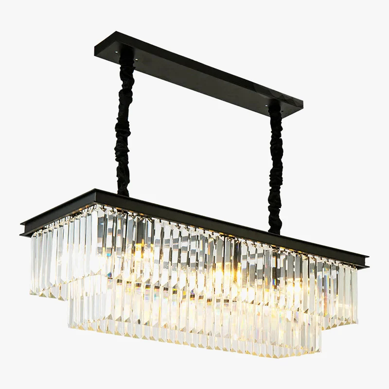 lustre moderne double couches en led pour décoration élégante - Image 6