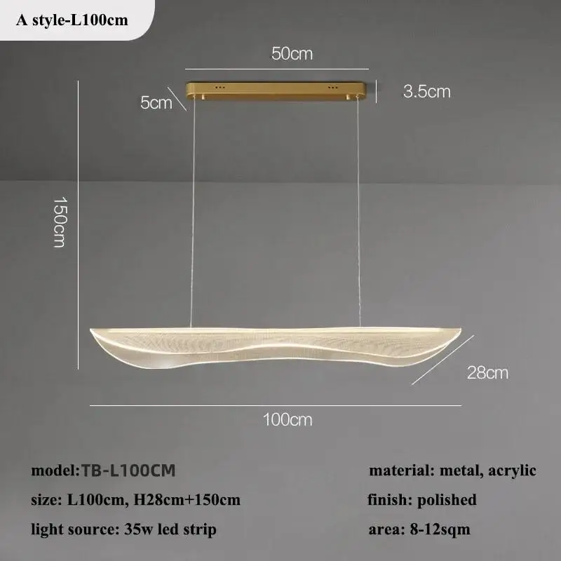 lustre moderne en acrylique pour éclairage décoratif intérieur - Image 7