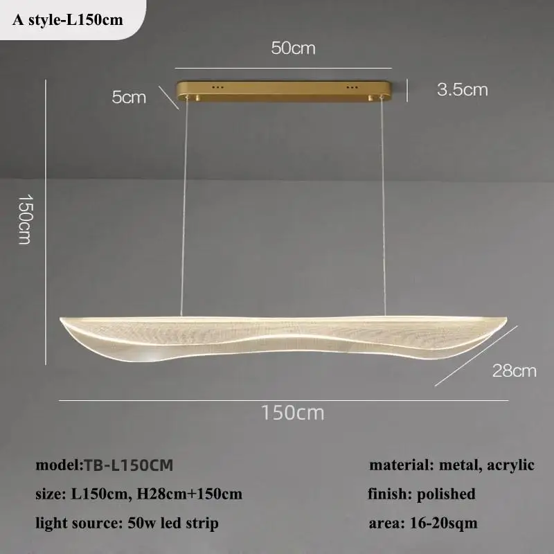 lustre moderne en acrylique pour éclairage décoratif intérieur - Image 9