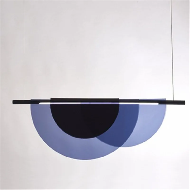 lustre moderne en acrylique pour restaurant bar café lumineux et créatif - Image 6
