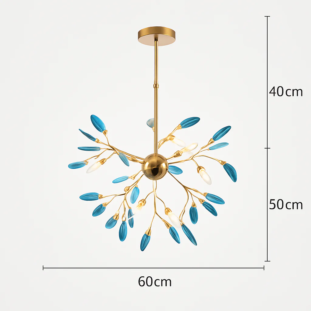 lustre moderne en agate naturelle pour décoration intérieure - Image 10