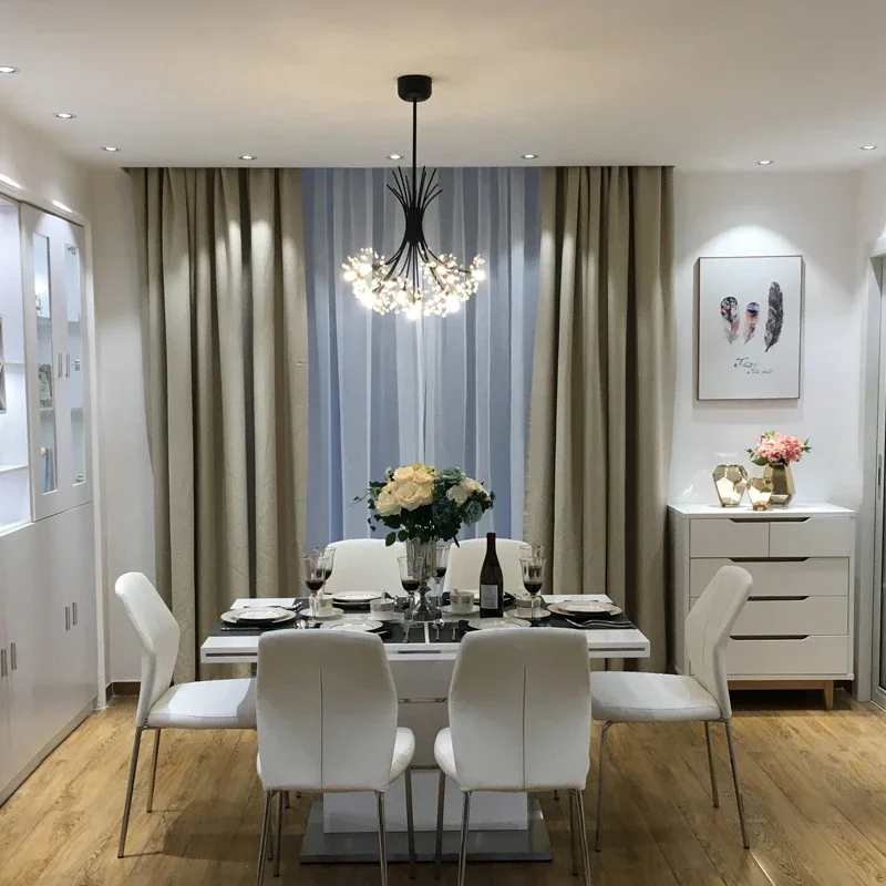 lustre moderne en cristal avec led luminaria lampadario - Image 5
