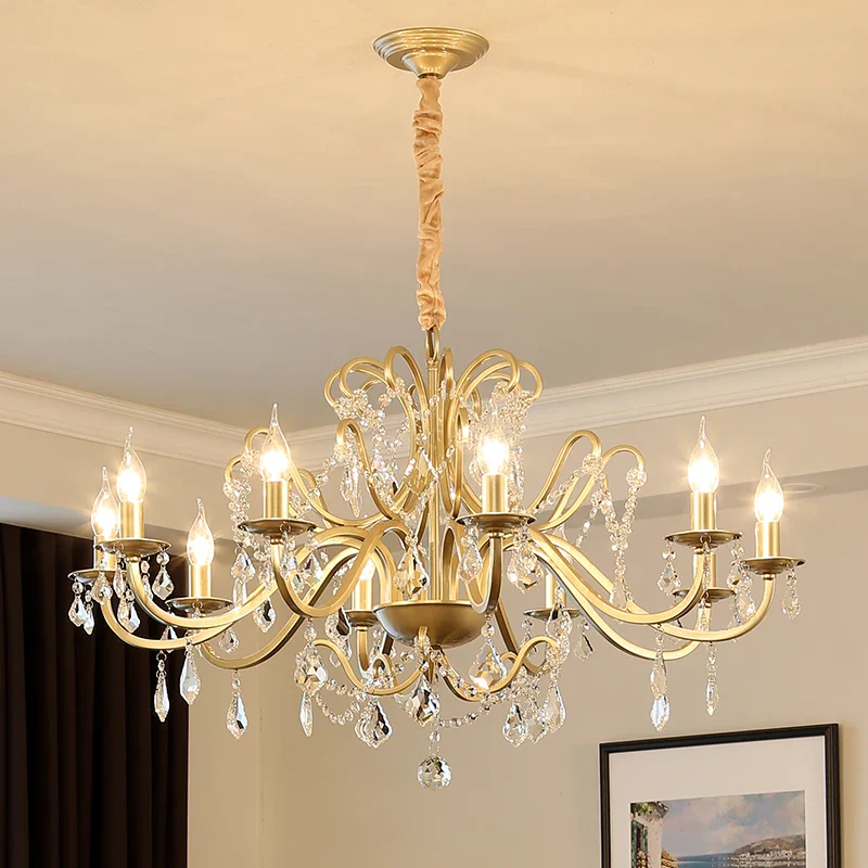 lustre moderne en cristal avec éclairage led élégant pour votre intérieur - Image 3