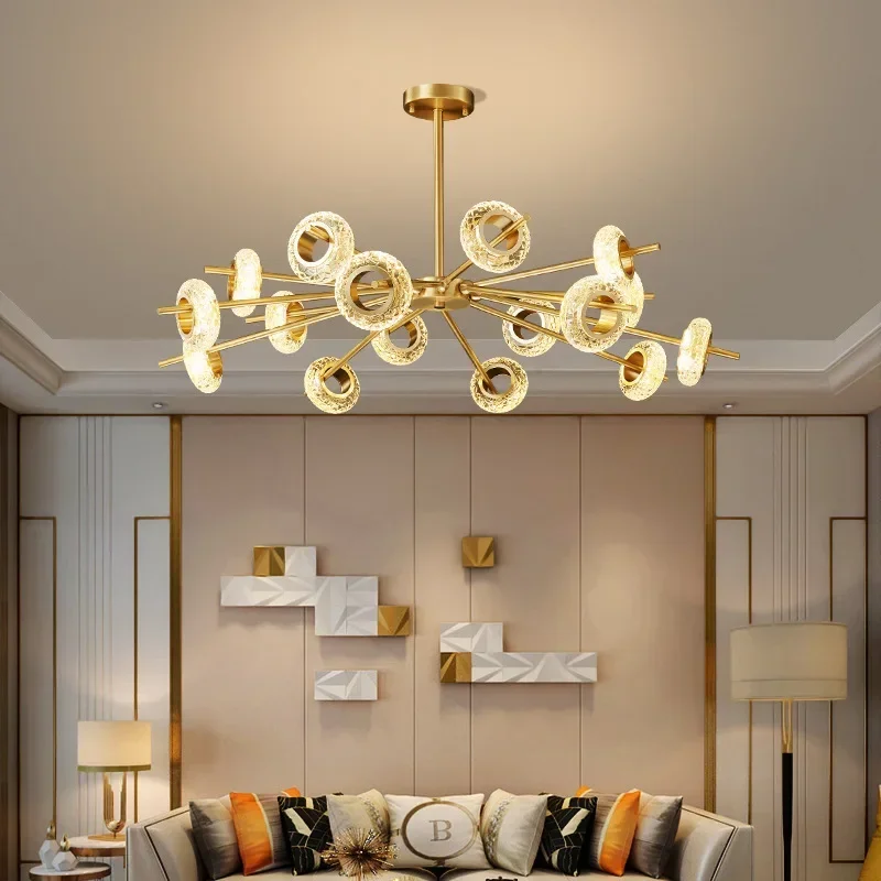 lustre moderne en cristal design pour décoration intérieure - Image 3