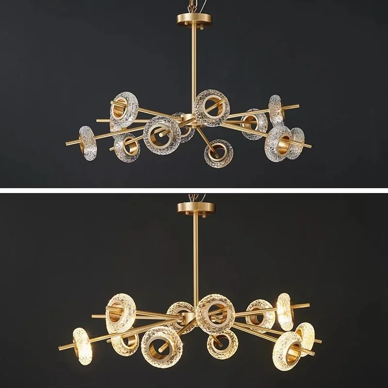 lustre moderne en cristal design pour décoration intérieure - Image 6