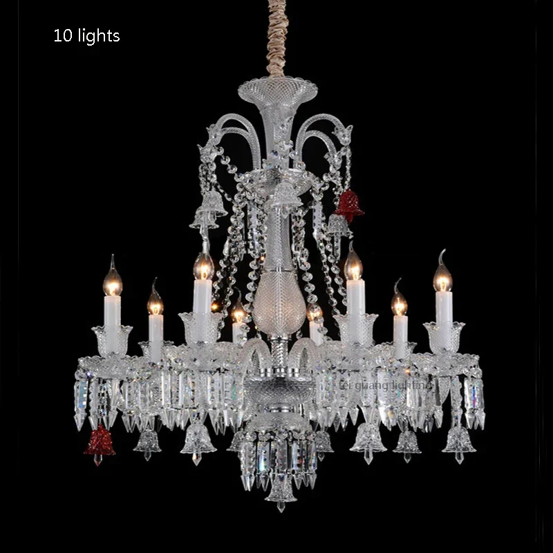 lustre moderne en cristal et chrome pour éclairage élégant - Image 10