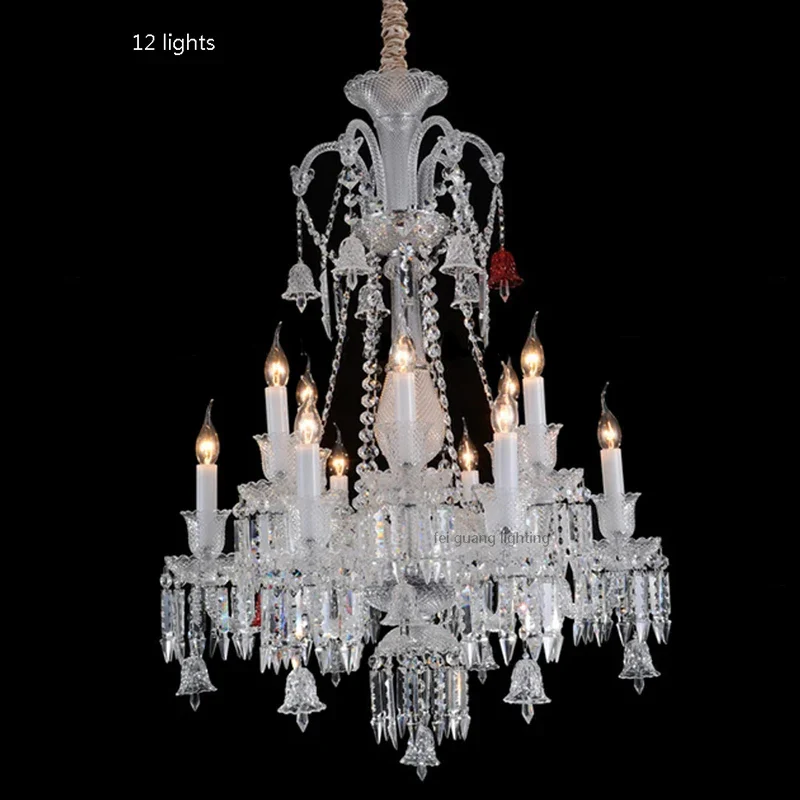 lustre moderne en cristal et chrome pour éclairage élégant - Image 11