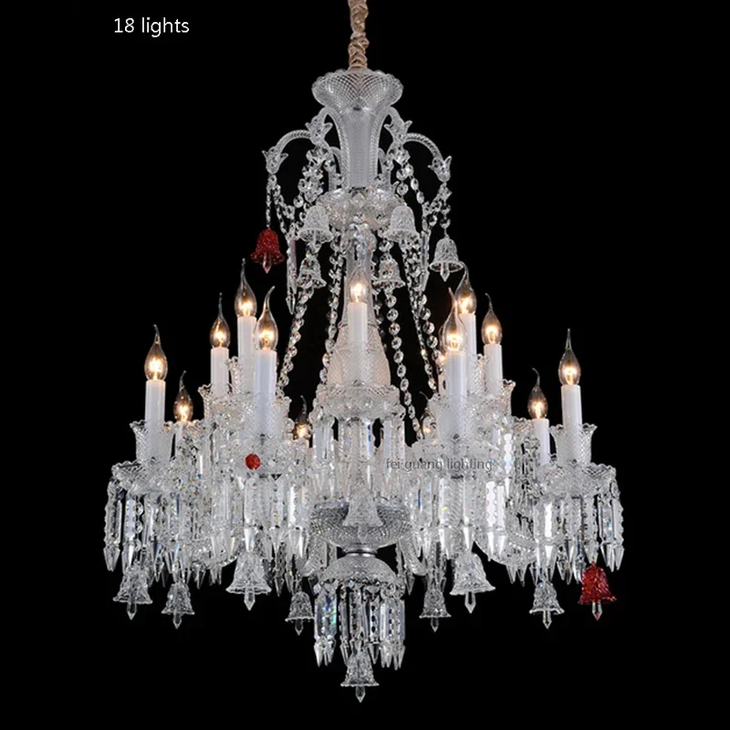lustre moderne en cristal et chrome pour éclairage élégant - Image 12