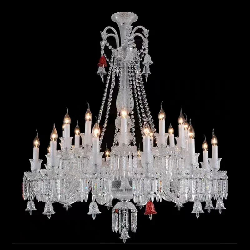 lustre moderne en cristal et chrome pour éclairage élégant - Image 5