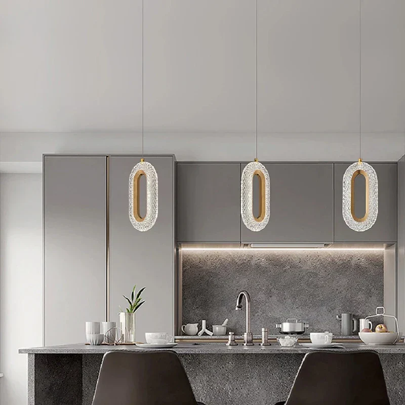 lustre moderne en cristal géométrique pour décoration intérieure - Image 5