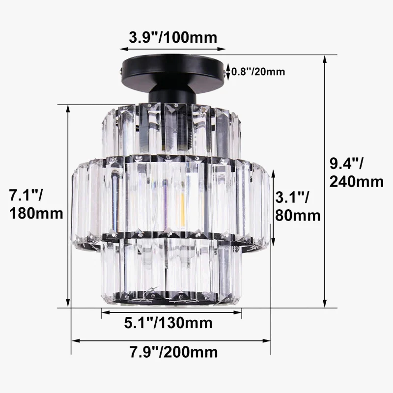lustre moderne en cristal k9 led pour maison hôtel - Image 10