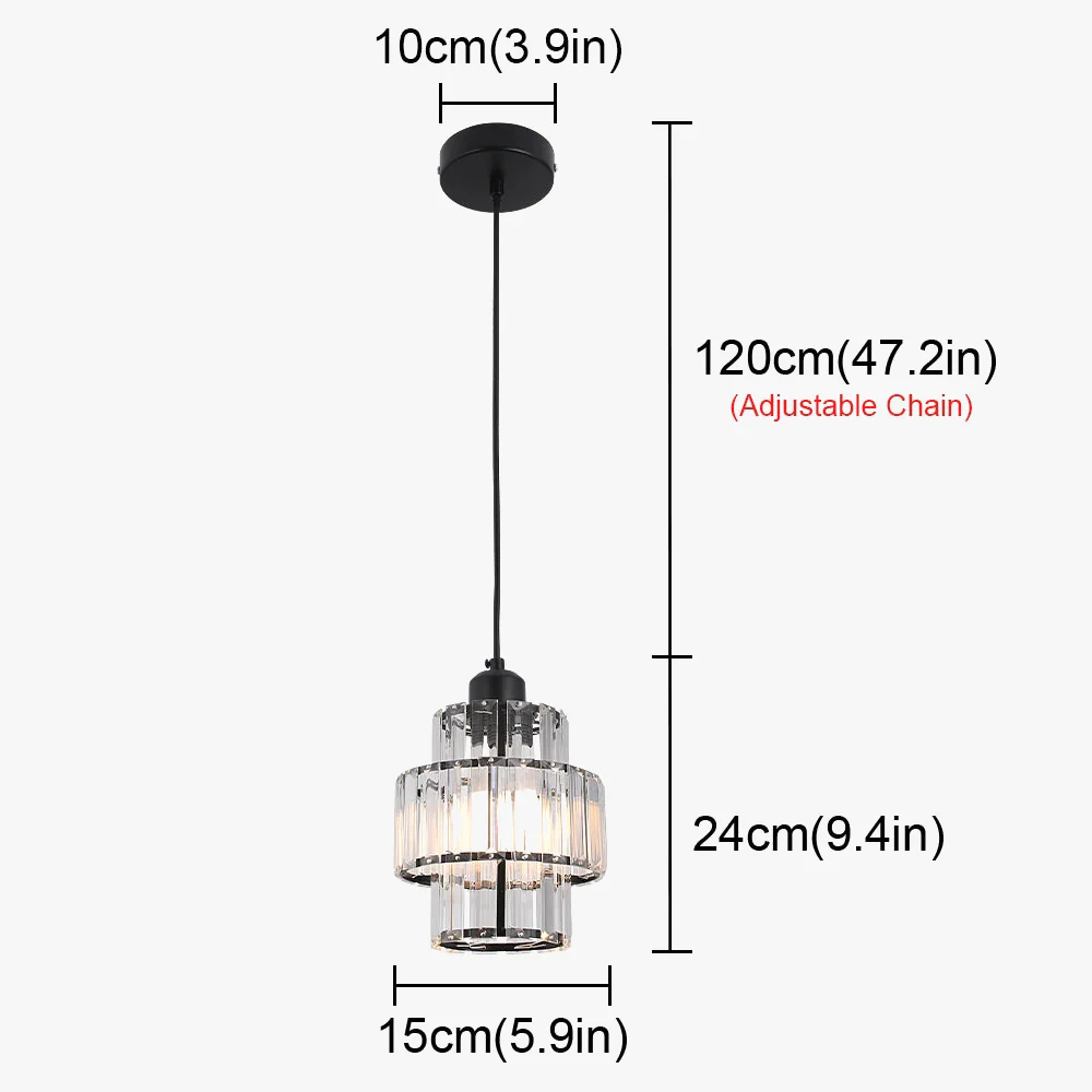 lustre moderne en cristal k9 led pour maison hôtel - Image 8