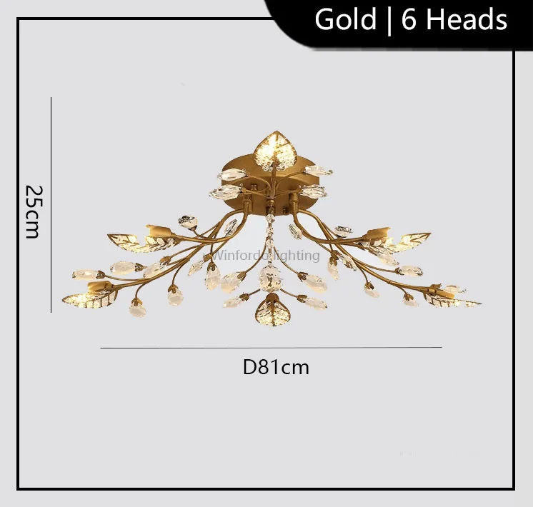 lustre moderne en cristal led winfordo pour éclairage intérieur - Image 11