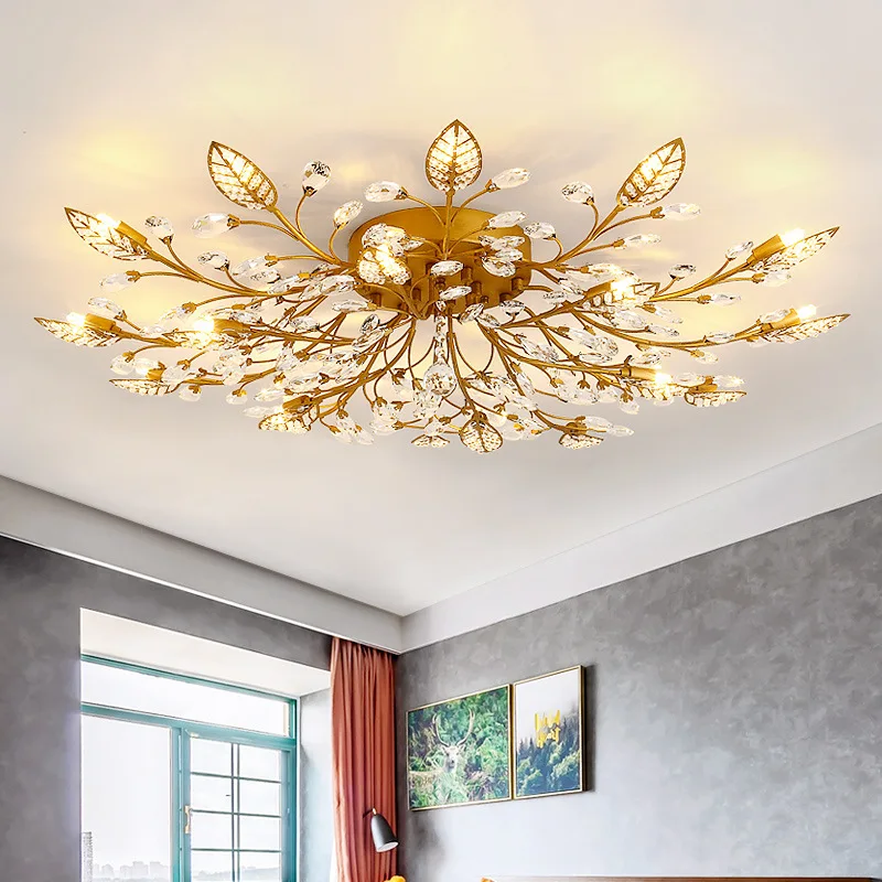 lustre moderne en cristal led winfordo pour éclairage intérieur - Image 2