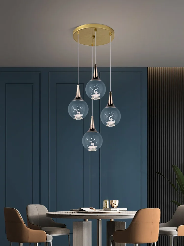 lustre moderne en cristal pour décoration intérieure animaux - Image 4
