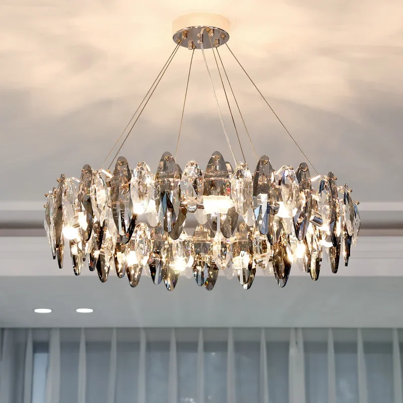 lustre moderne en cristal pour décoration intérieure élégante 2024 - Image 2