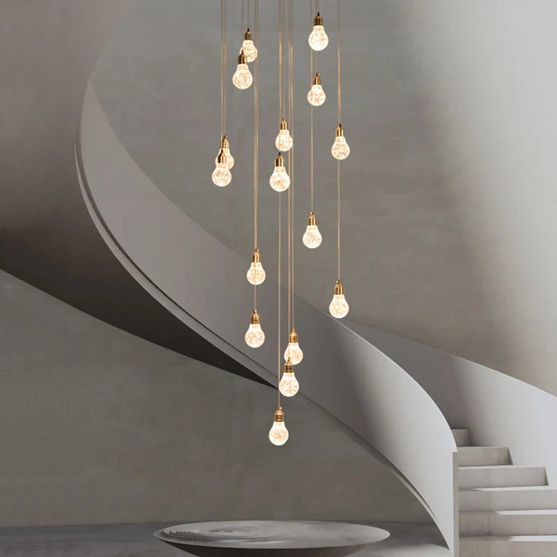 lustre moderne en cristal pour décoration intérieure élégante - Image 2