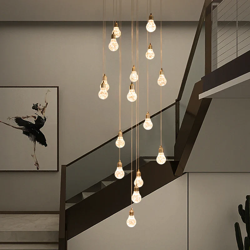 lustre moderne en cristal pour décoration intérieure élégante - Image 5