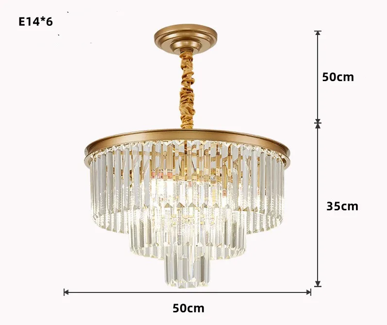 lustre moderne en cristal pour décoration intérieure élégante - Image 12