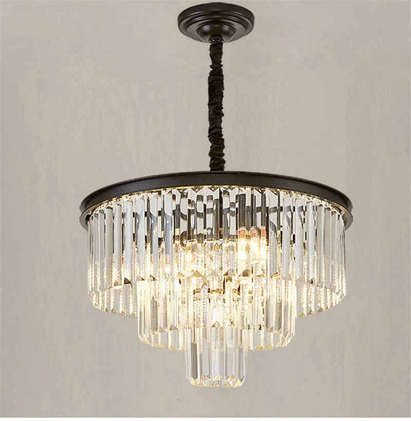 lustre moderne en cristal pour décoration intérieure élégante - Image 4