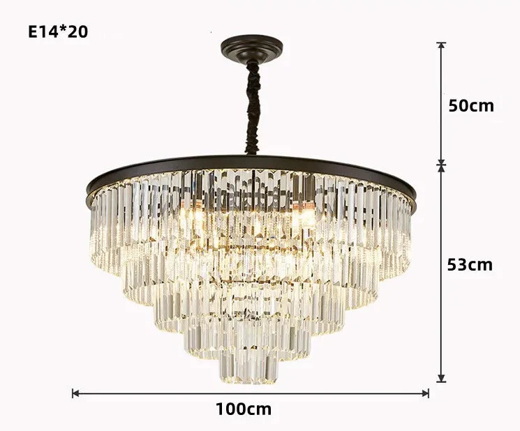 lustre moderne en cristal pour décoration intérieure élégante - Image 7