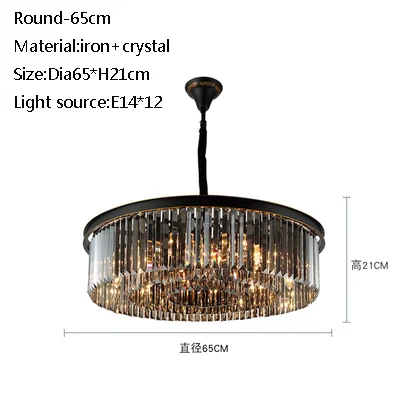 lustre moderne en cristal pour un éclairage élégant et raffiné - Image 13