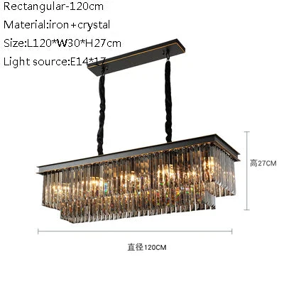 lustre moderne en cristal pour un éclairage élégant et raffiné - Image 7