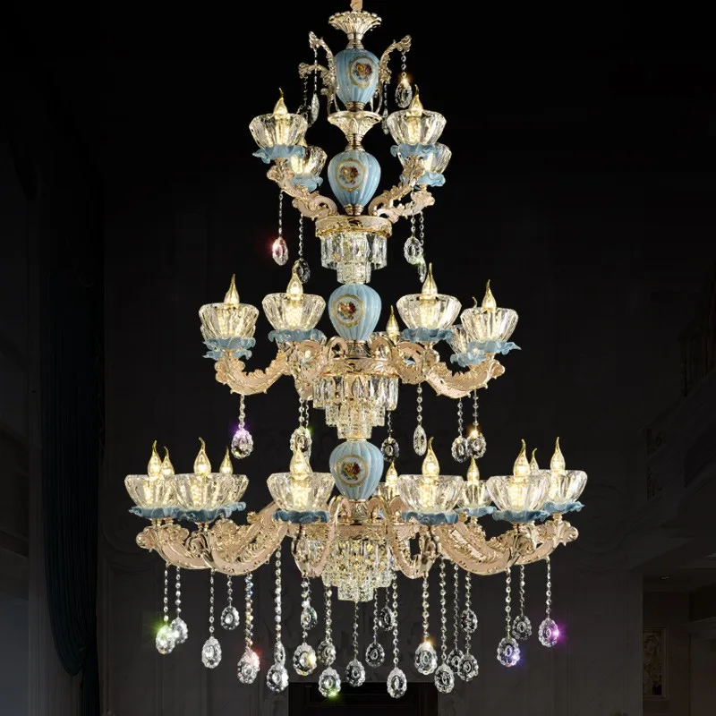 lustre moderne en cristal pour un éclairage élégant et raffiné - Image 2