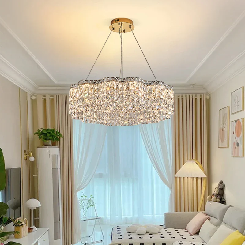 lustre moderne en cristal pour un éclairage élégant intérieur - Image 3