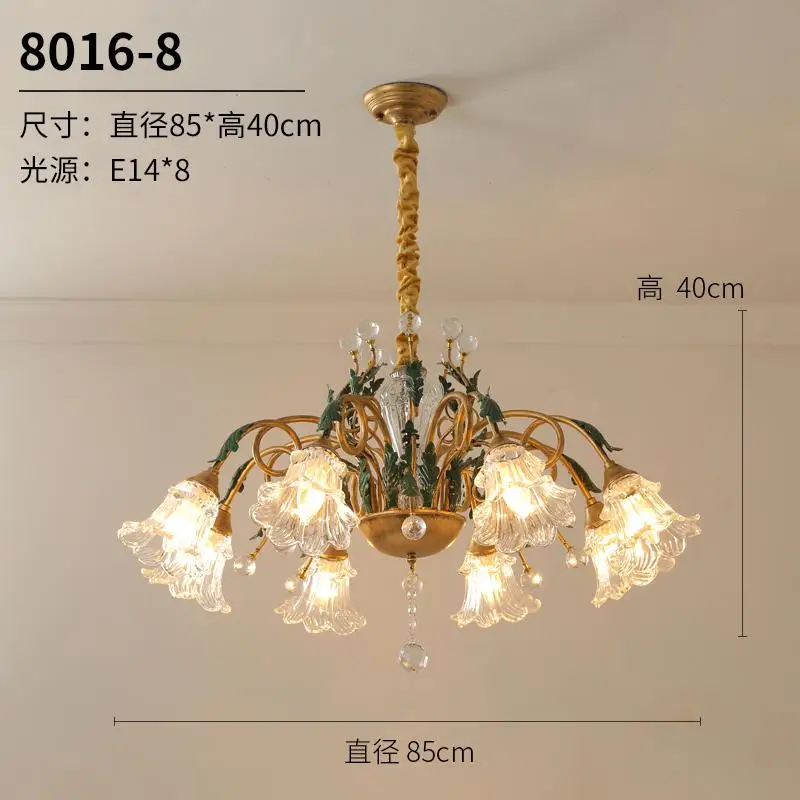 lustre moderne en cristal pour un éclairage raffiné - Image 8