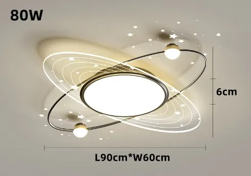 lustre moderne en fer avec éclairage led design étoile - Image 10