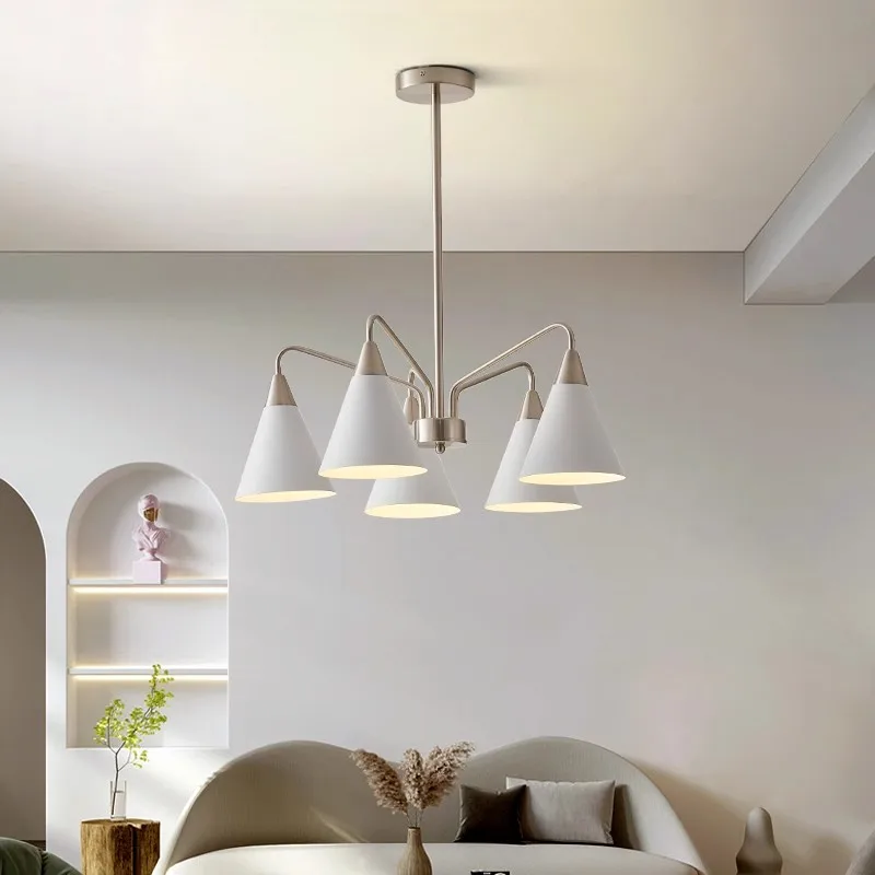 lustre moderne en fer design pour décoration intérieure lumineuse - Image 4