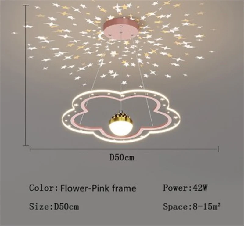 lustre moderne en forme d'étoile pour chambre d'enfant décorative - Image 11