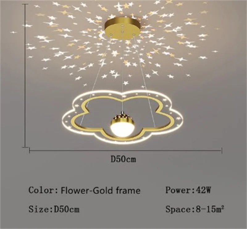 lustre moderne en forme d'étoile pour chambre d'enfant décorative - Image 12