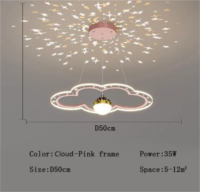lustre moderne en forme d'étoile pour chambre d'enfant décorative - Image 13