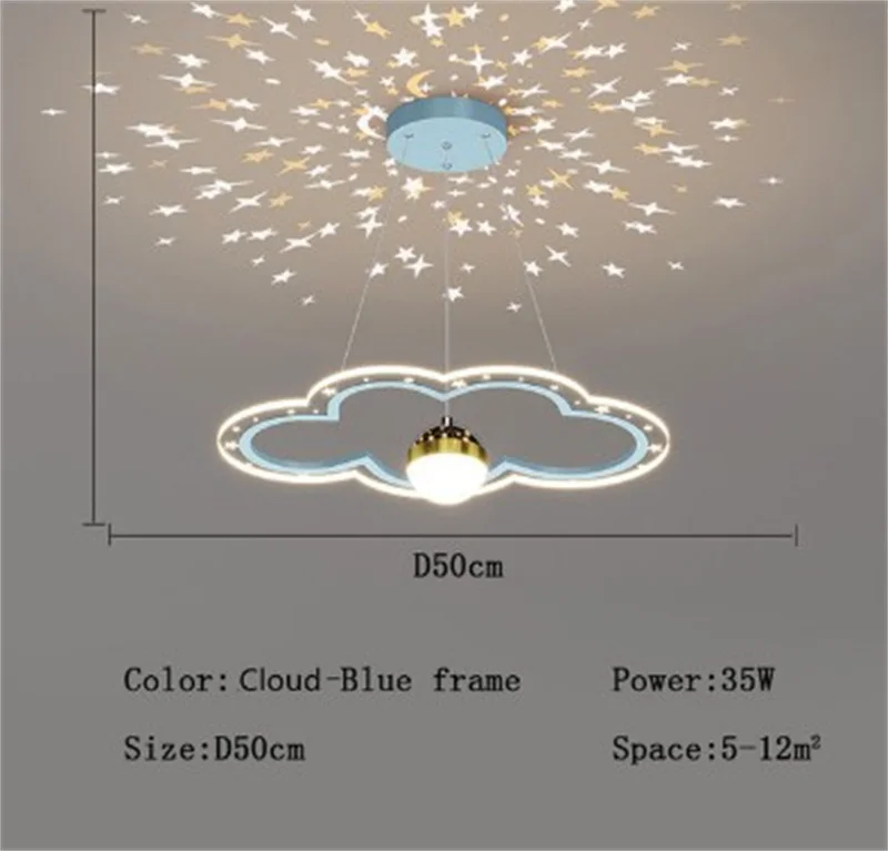 lustre moderne en forme d'étoile pour chambre d'enfant décorative - Image 15