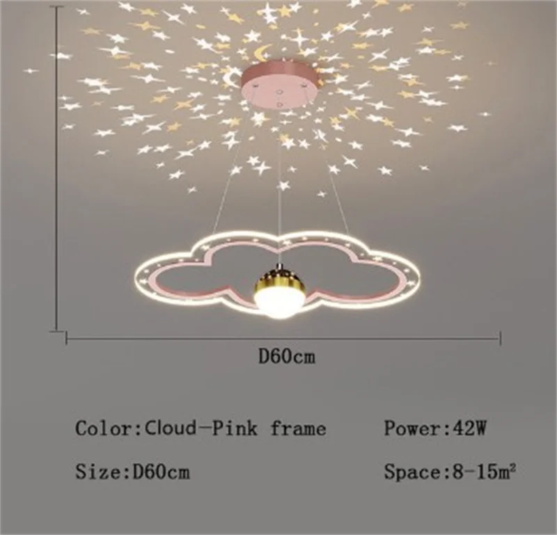 lustre moderne en forme d'étoile pour chambre d'enfant décorative - Image 16