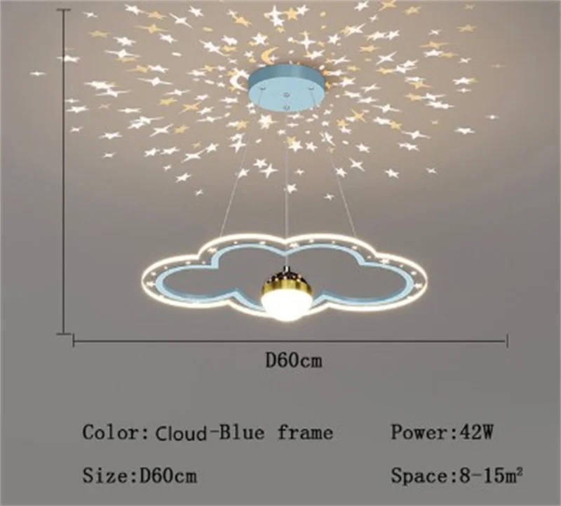 lustre moderne en forme d'étoile pour chambre d'enfant décorative - Image 18