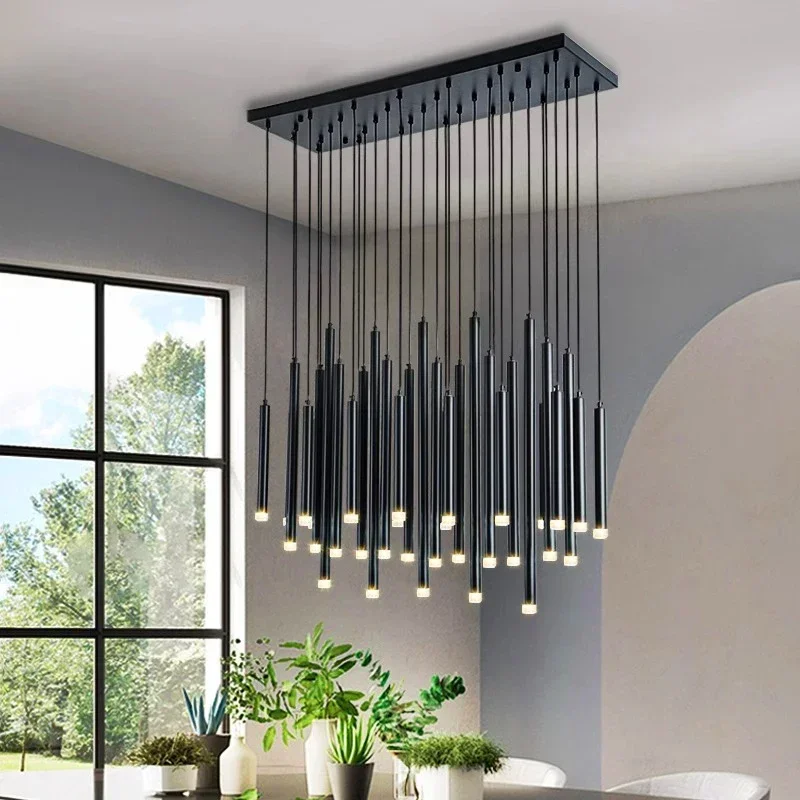 lustre moderne en goutte d'eau pour éclairage intérieur 2024 - Image 4
