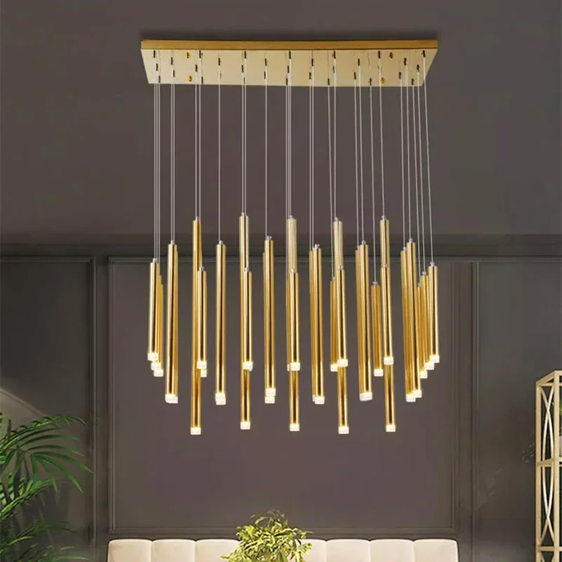 lustre moderne en goutte d'eau pour éclairage intérieur 2024 - Image 5