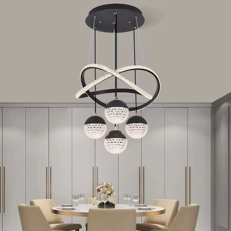 lustre moderne en led pour décoration intérieure élégante et luxueuse - Image 11