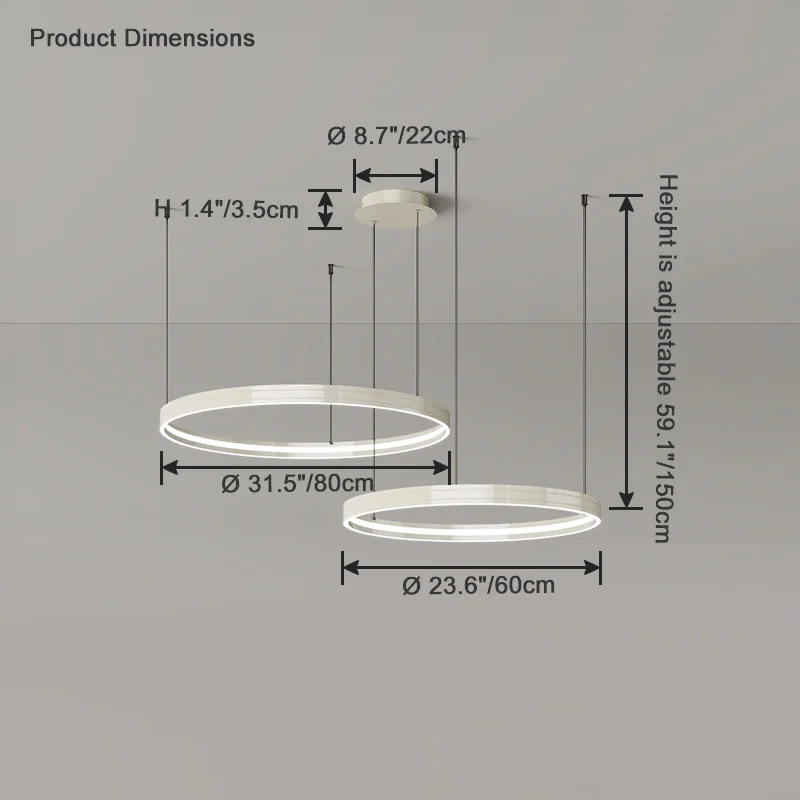 lustre moderne en métal pour éclairage intérieur élégant - Image 14