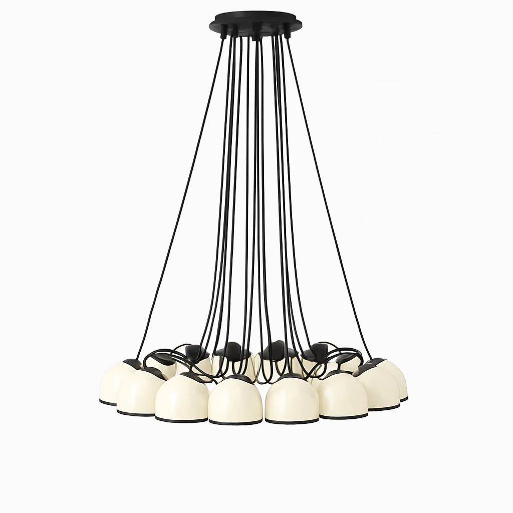 lustre moderne en verre créatif pour éclairage intérieur décoratif - Image 7