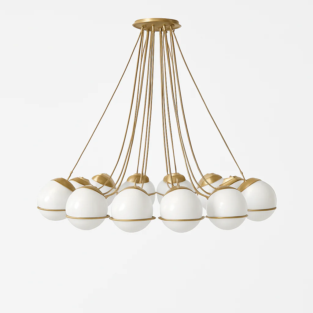 lustre moderne en verre créatif pour éclairage intérieur décoratif - Image 9