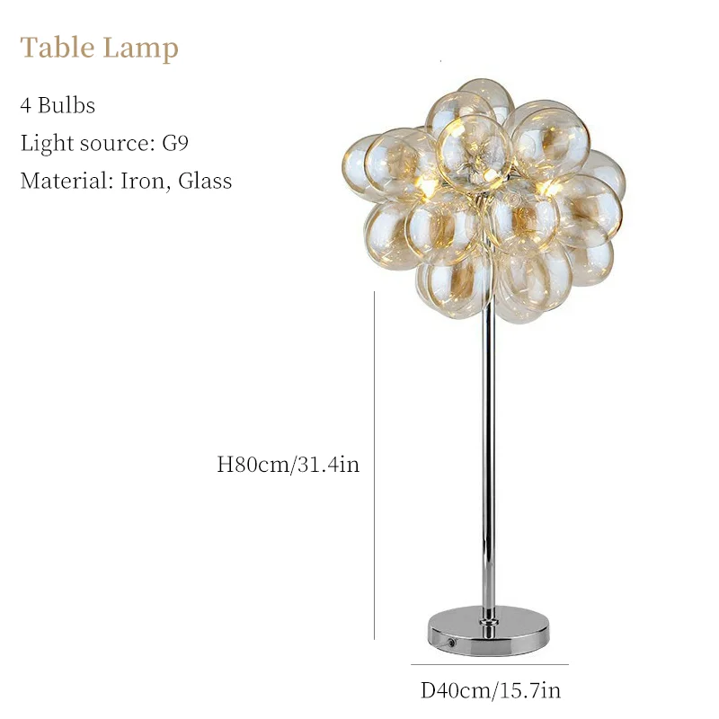 lustre moderne en verre décoratif pour éclairage créatif - Image 11