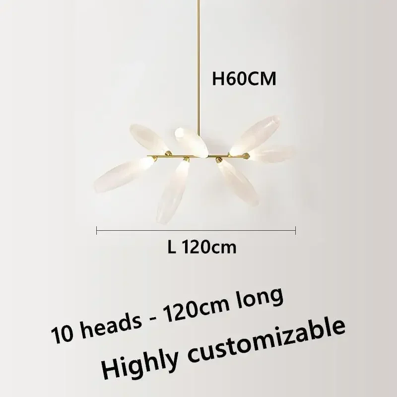 lustre moderne en verre nordique pour décoration intérieure - Image 10
