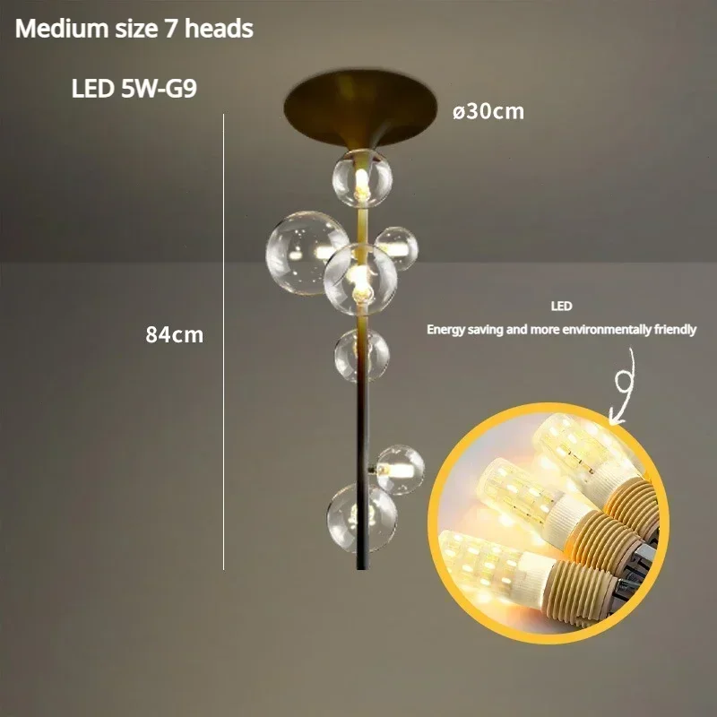 lustre moderne en verre pour une décoration élégante - Image 12