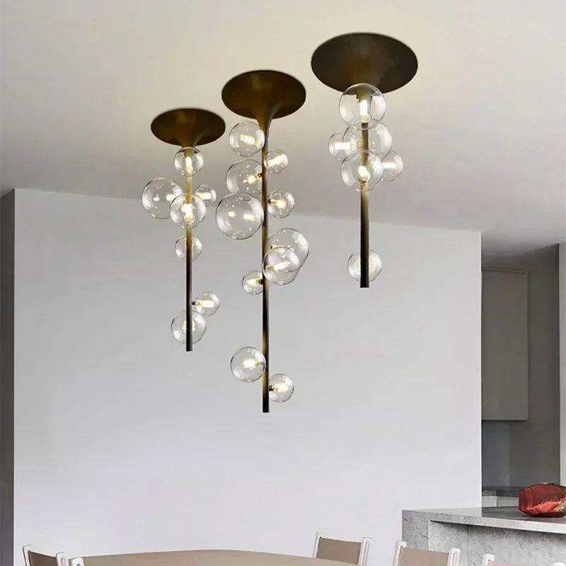 lustre moderne en verre pour une décoration élégante - Image 2